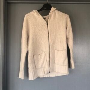 American Eagle Outfitters Women's M Chenille Hoodie Zip Sweater Cardigan